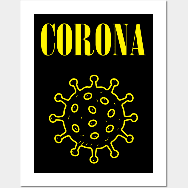 CORONA Wall Art by Mercado Graphic Design